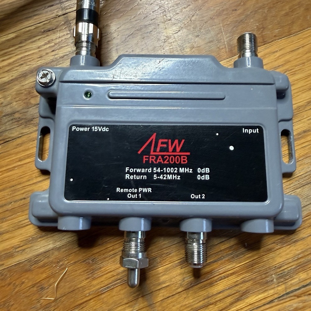 Antronix FRA200B/WPS CableTV Booster Coaxial Coax SignalAmplifier & Filter ++‎